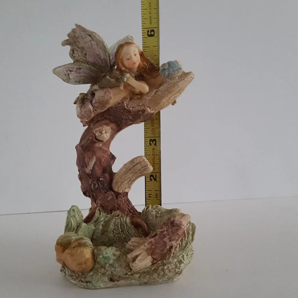 Jewelry Holder Fairy Resin Small
